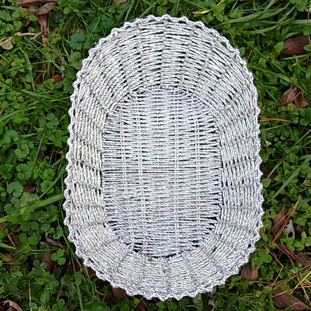 Brand New Silver Basket